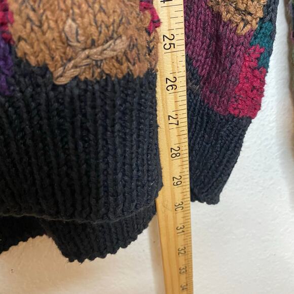 Vintage 90s Signature by Northern Isles Hand Knit Ramie Cotton Sweater Size XL - Picture 5 of 5